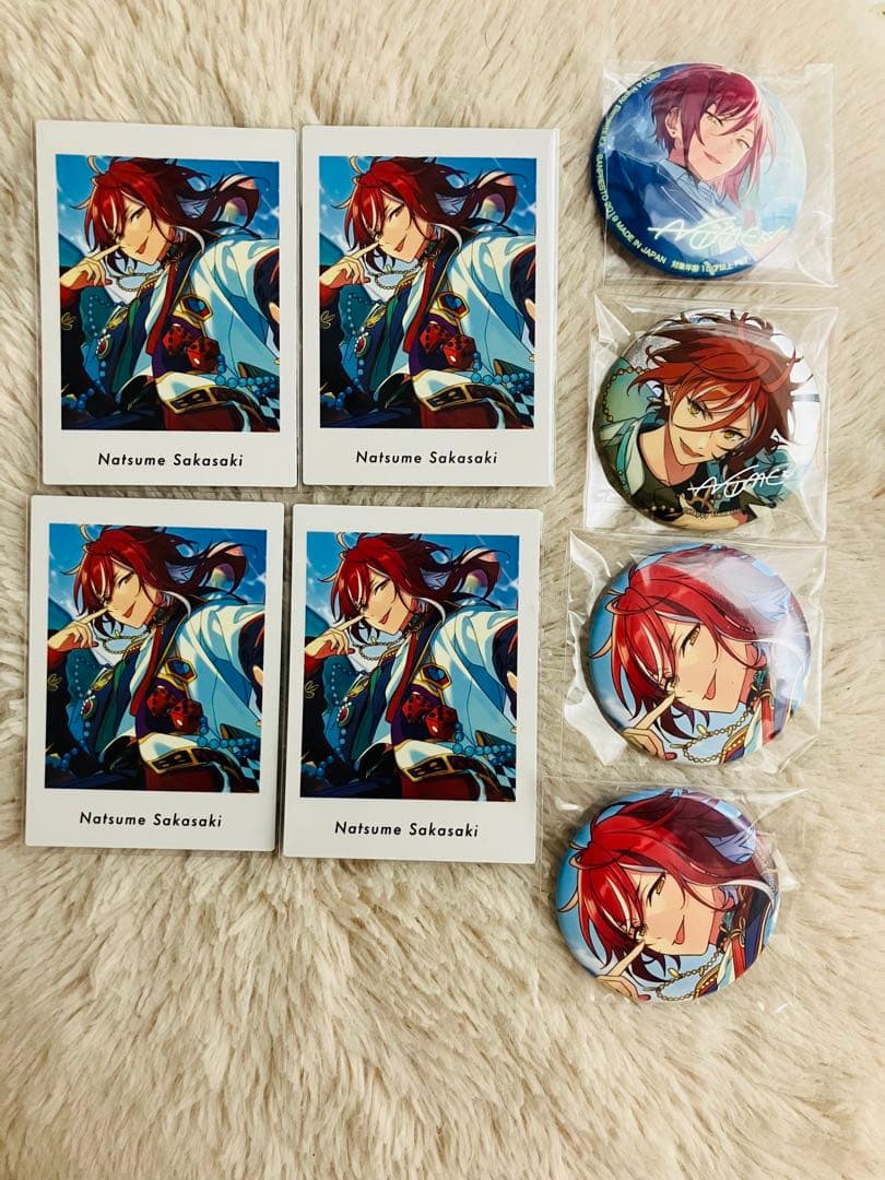 あんスタ 缶バッジ ぱしゃっつ 逆先夏目 - メルカリ