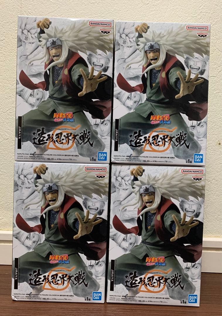 NARUTO 疾風伝 造形忍界大戦 自来也 4箱セット NARUTO疾風伝