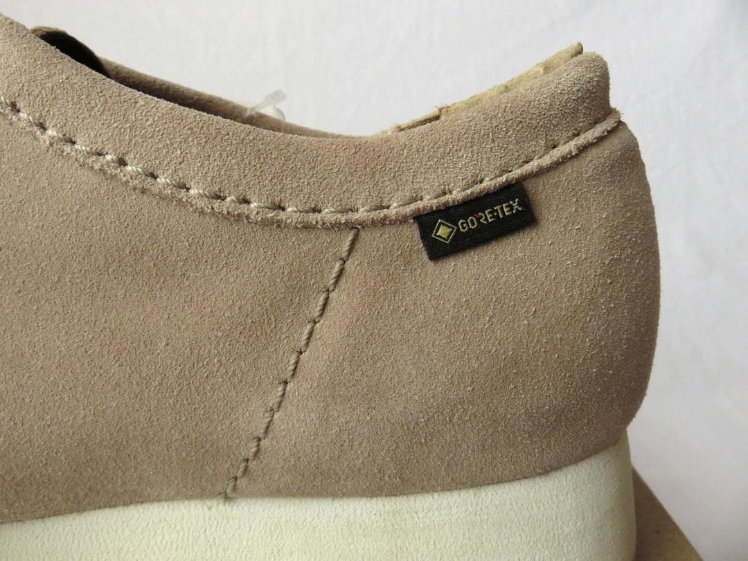 クラークス ワラビー GTX サンド UK7.5 ゴアテックス 防水 ビブラム