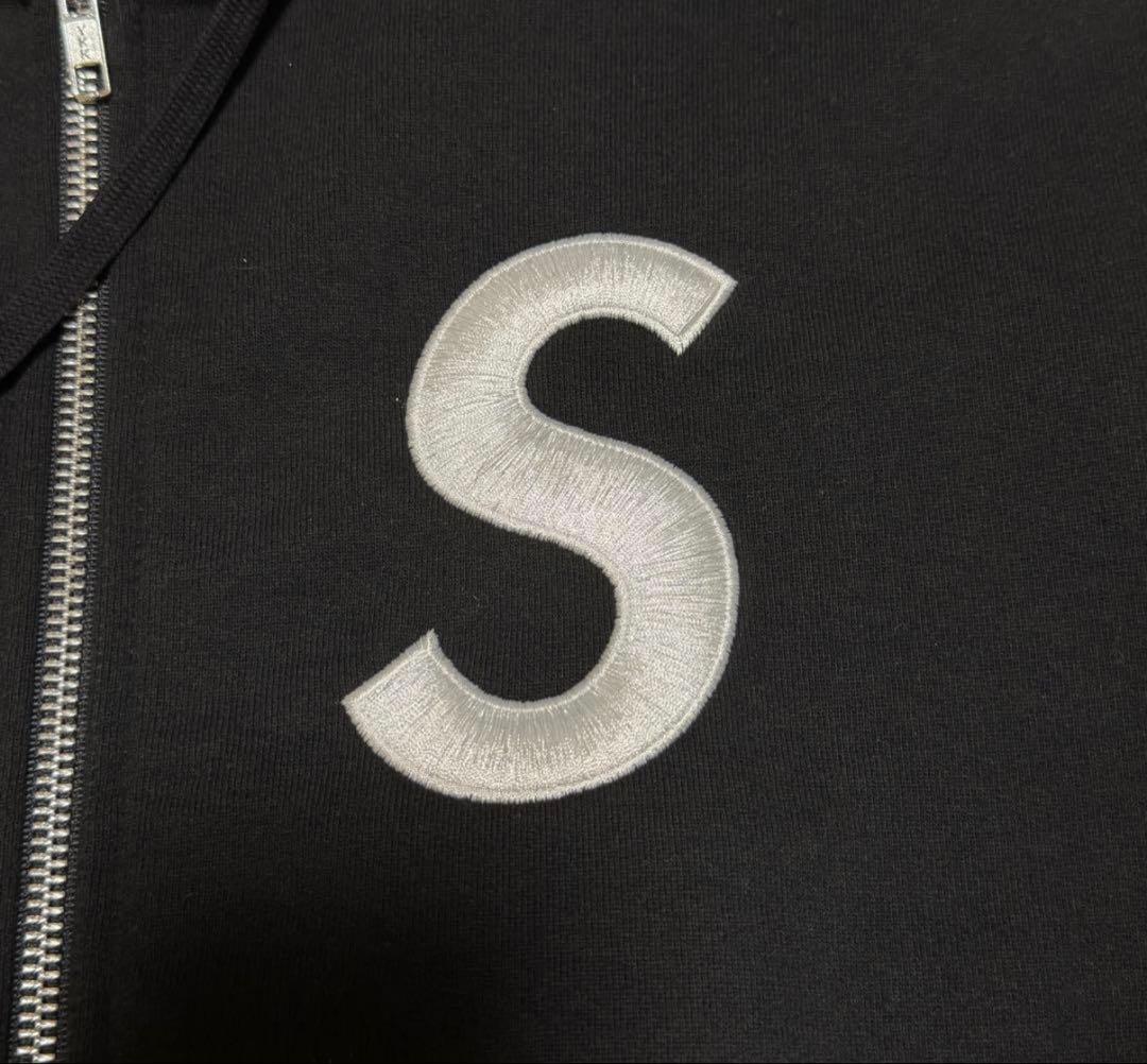 24FW シュプリーム ジップアップ スウェット パーカー Mサイズ