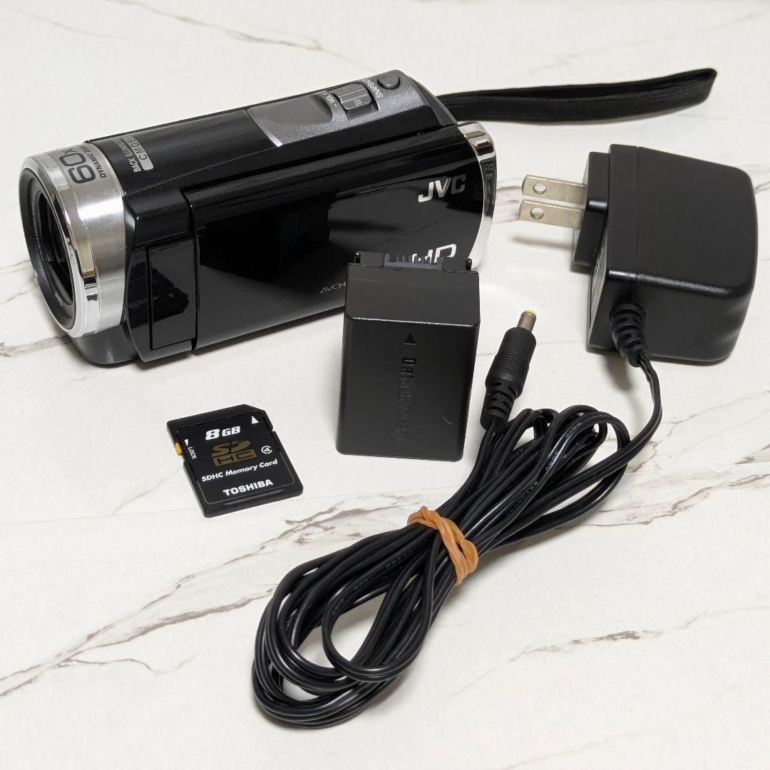 JVC　GZ-HM199　SDカード&充電器セット　17年製