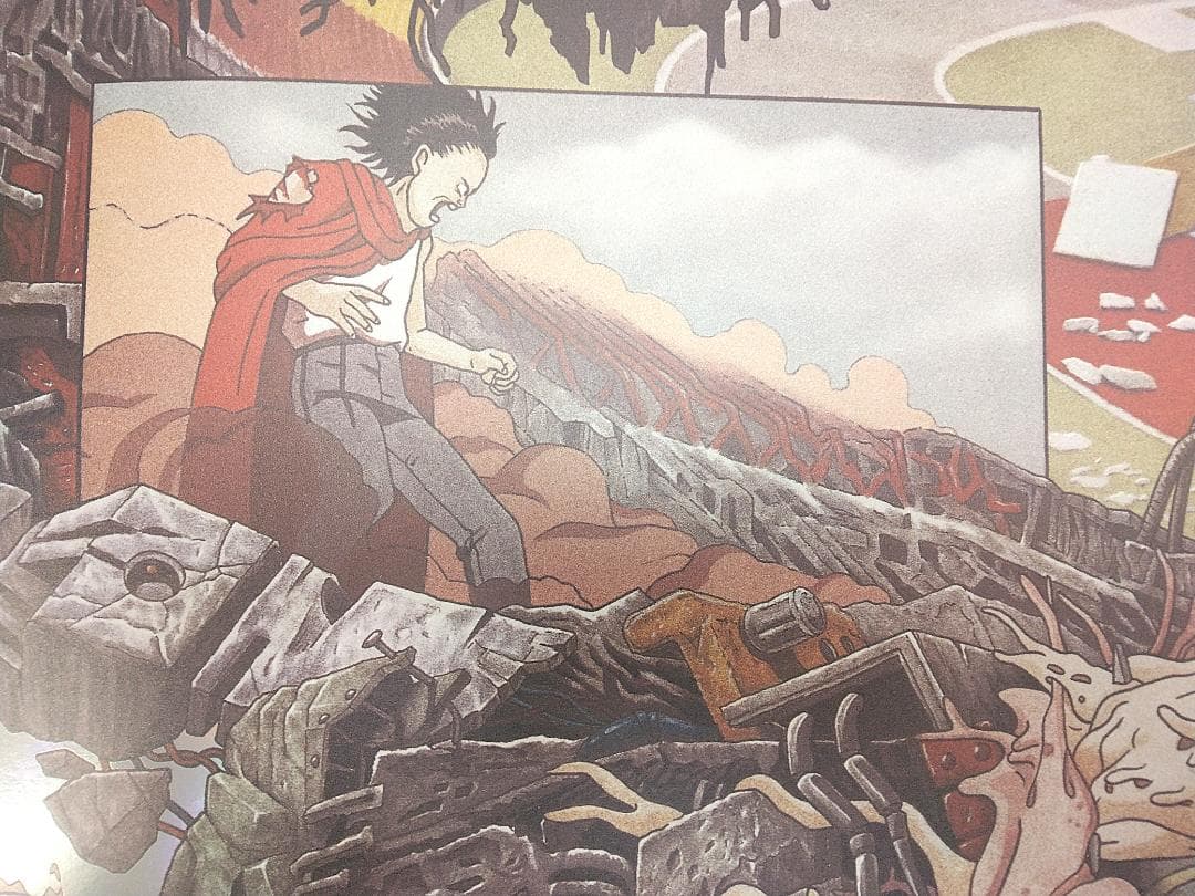 アキラ AKIRA 大友克洋 ファインアートジクレープリント レインボー