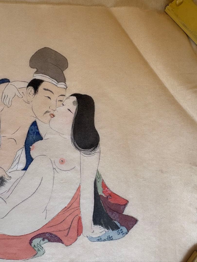 浮世絵 春画絹布