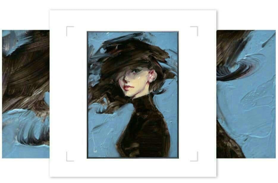 個人が手作りで絵を模造する レトロな油絵 創意絵画. 個人絵画.