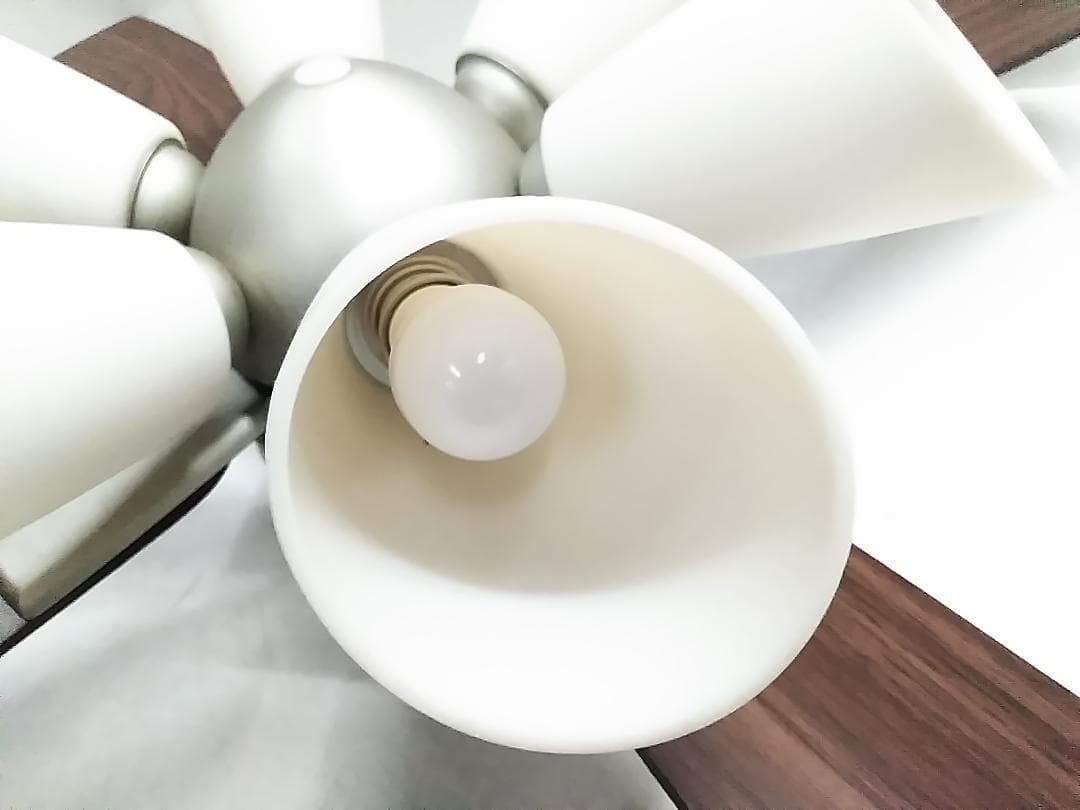 大光電気 シーリングファン ASL-610 2017年製 6灯 リモコン付★