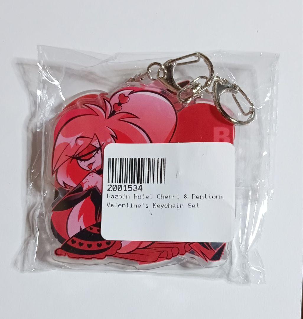 ハズビンホテル バレンタイン限定アクリルキーホルダー チェリーボム&サーペンシス