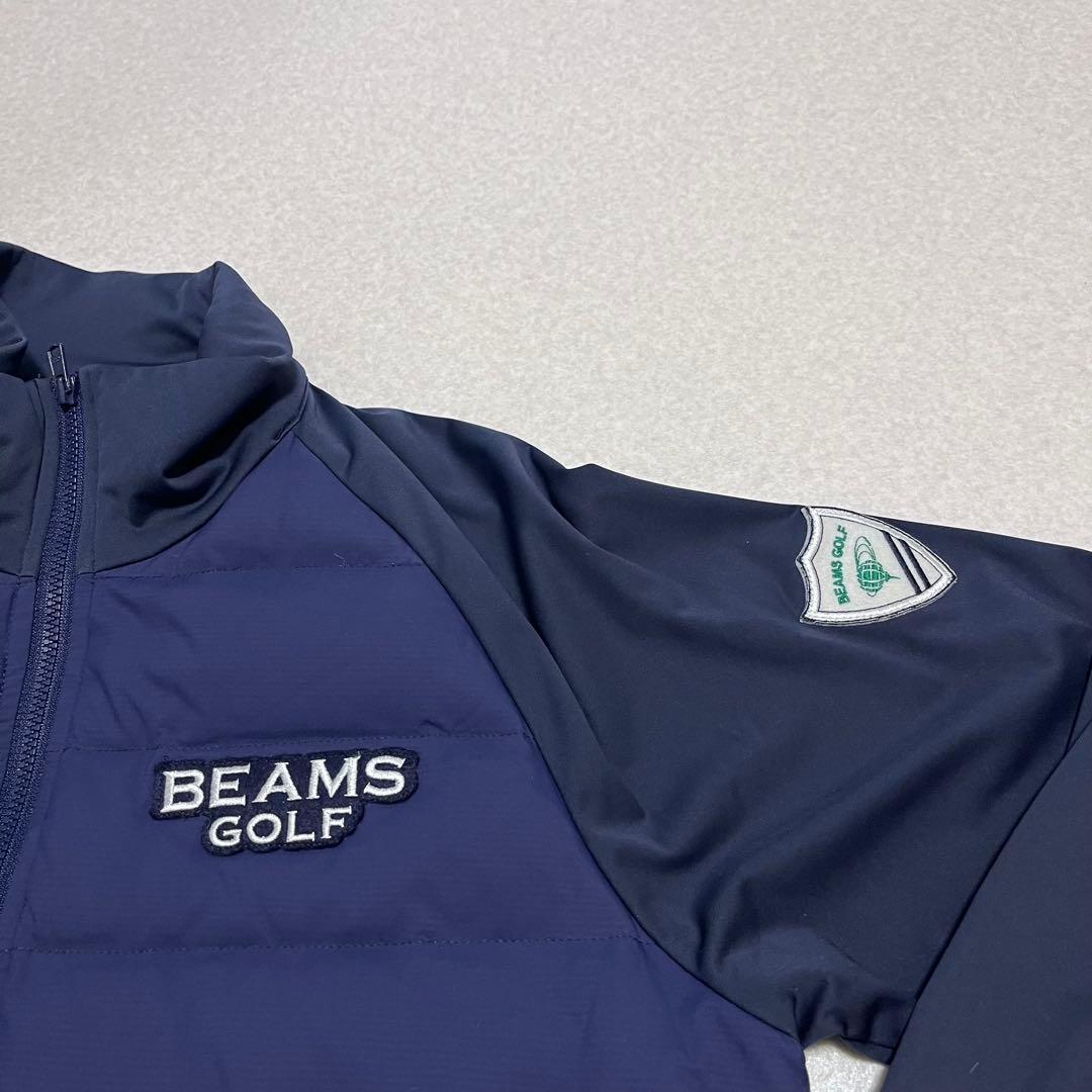 BEAMS GOLF レディースダウンジャケット L ネイビー