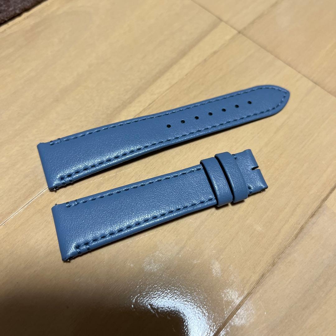 【 新品 未使用 】Cartier タンクマストLM 青 レザーベルト カルティエ タンクマスト用 レザーベルト カルティエ マストタンク