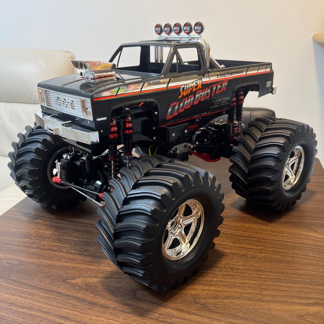 タミヤ TGM ラグタイヤ、ホイール改造 12ミリハブ仕様4本セット