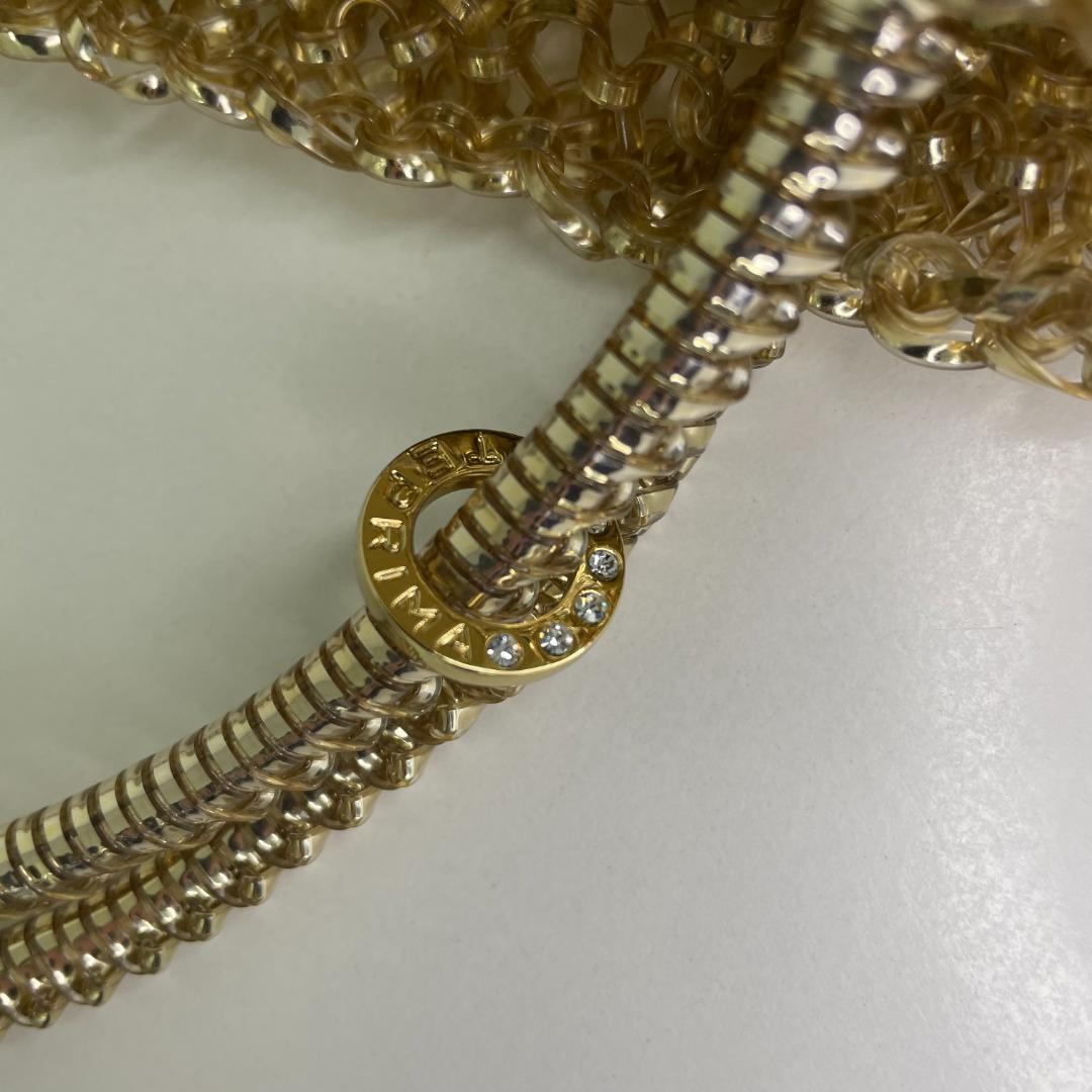 ANTEPRIMAアンテプリマ　ハンドバッグ　ゴールド 付属品あり