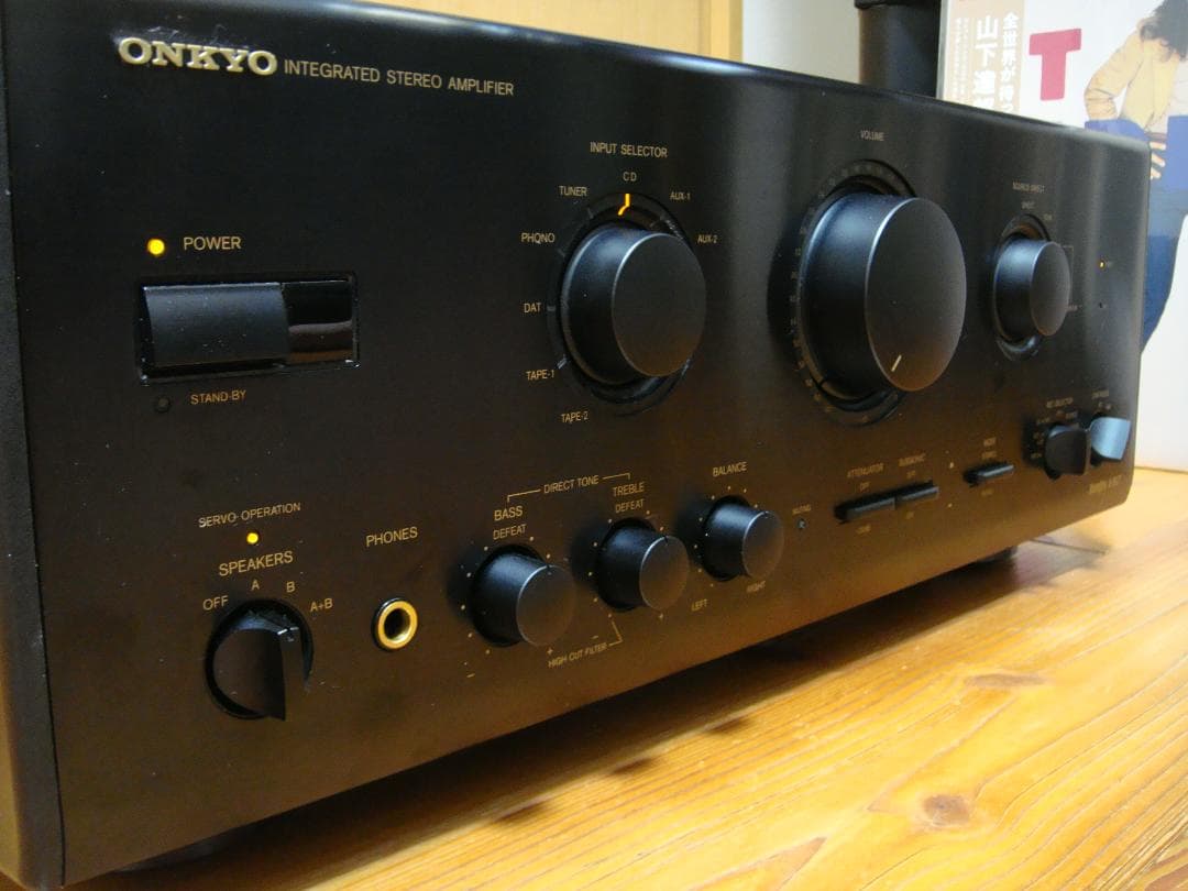 整備済 程度良ONKYO オンキョー プリメインIntegra A-917取説付