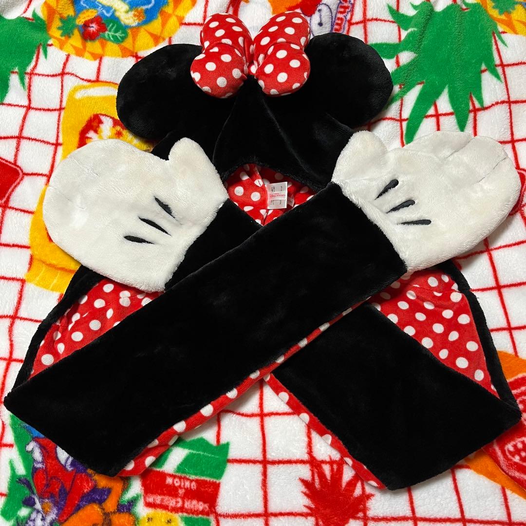 ディズニー マフラーキャップ ミニー ファンキャップ マフラーファン