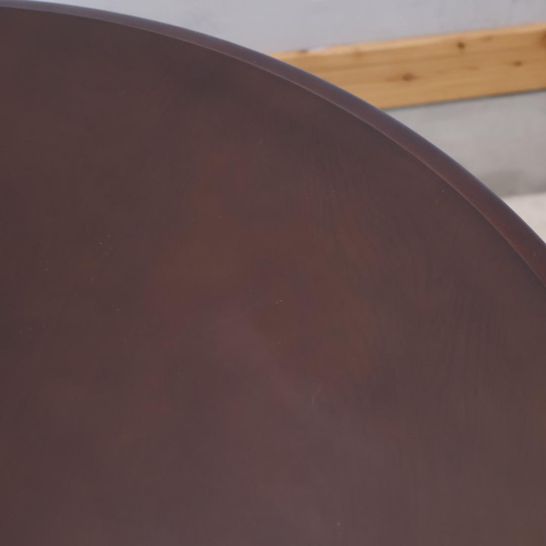 AKIMOKU 秋田木工 ラウンドテーブル ナラ材 丸 ダイニングテーブル 円形