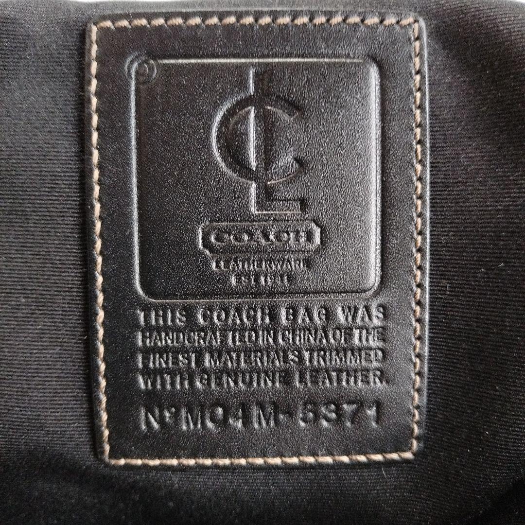 COACH コーチ 5371 2WAY トートバッグ 黒 通勤 通学 旅行