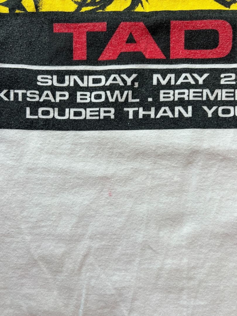 希少'94 soundgarden/TAD/Elevenライブ tシャツ - メルカリ