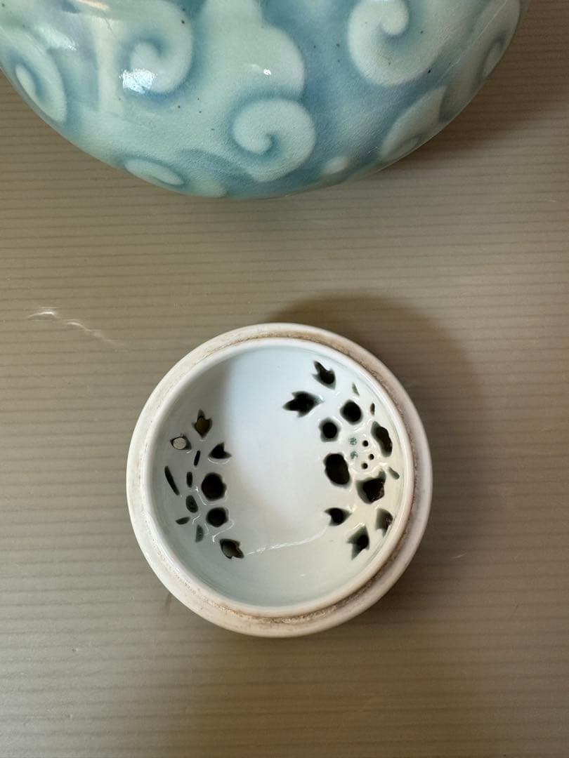 2791 希少香蘭社青磁香炉