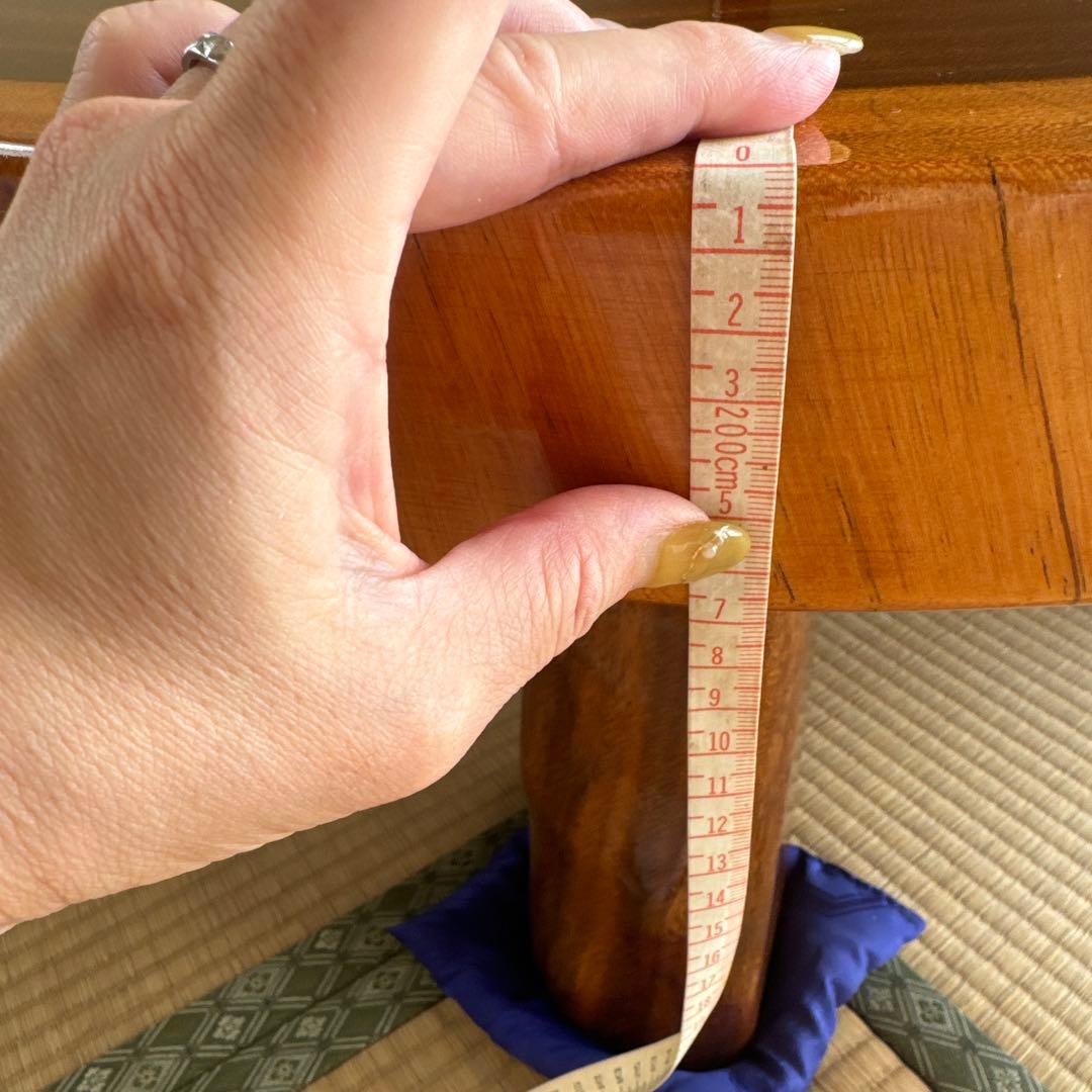 値下げ）木製 形 光沢仕上げ 座卓