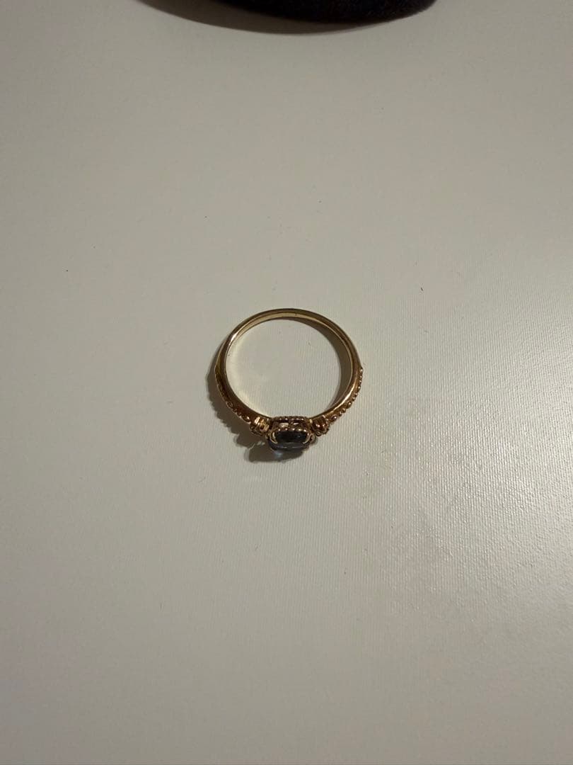 NOJESS ノジェス K10 アクアマリン ダイヤモンド リング 11号