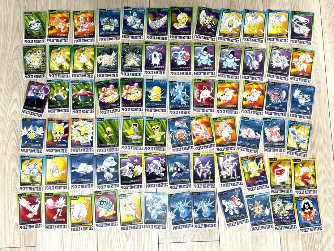 ポケモン バンプレストカード カードダス セット 当時物 バンダイ 初期