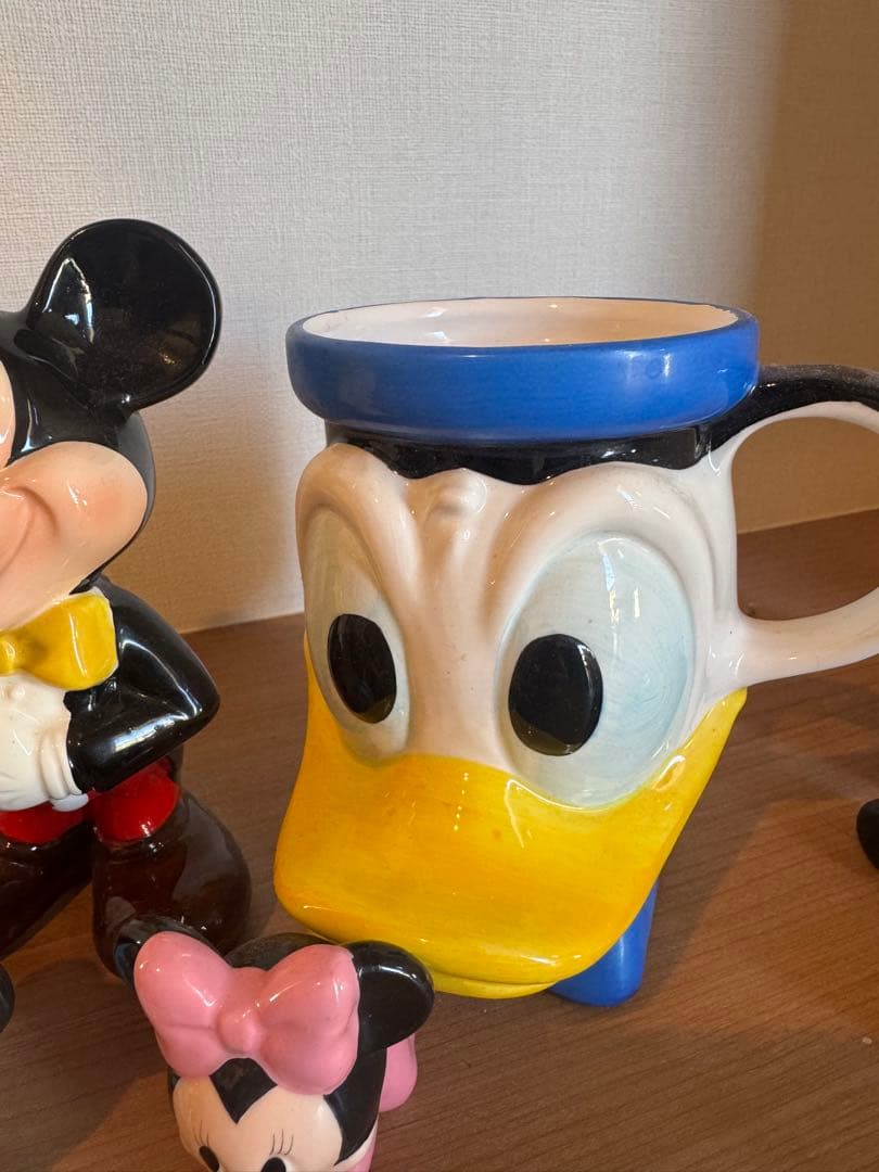 東京ディズニーランド　陶器　フィギュアセット ミッキー・ミニー・ドナルド
