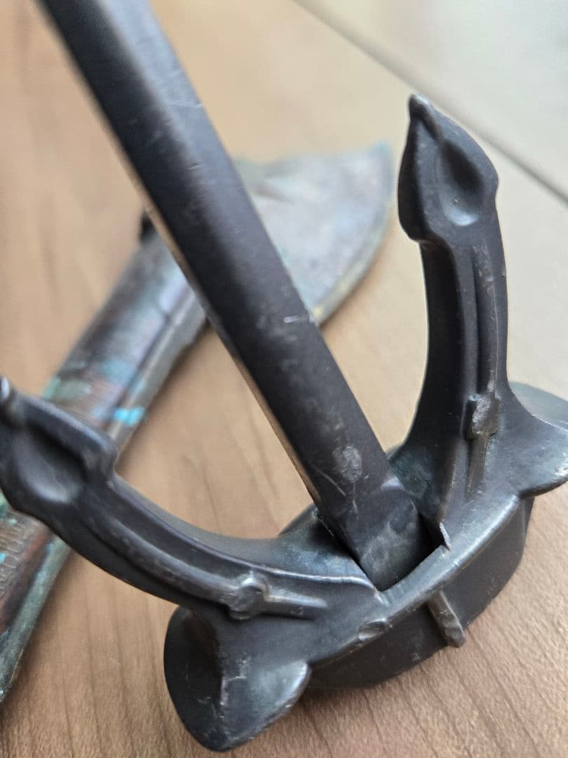 実物日本海軍軍艦進水式記念品(A) 鳥海羽黒セット