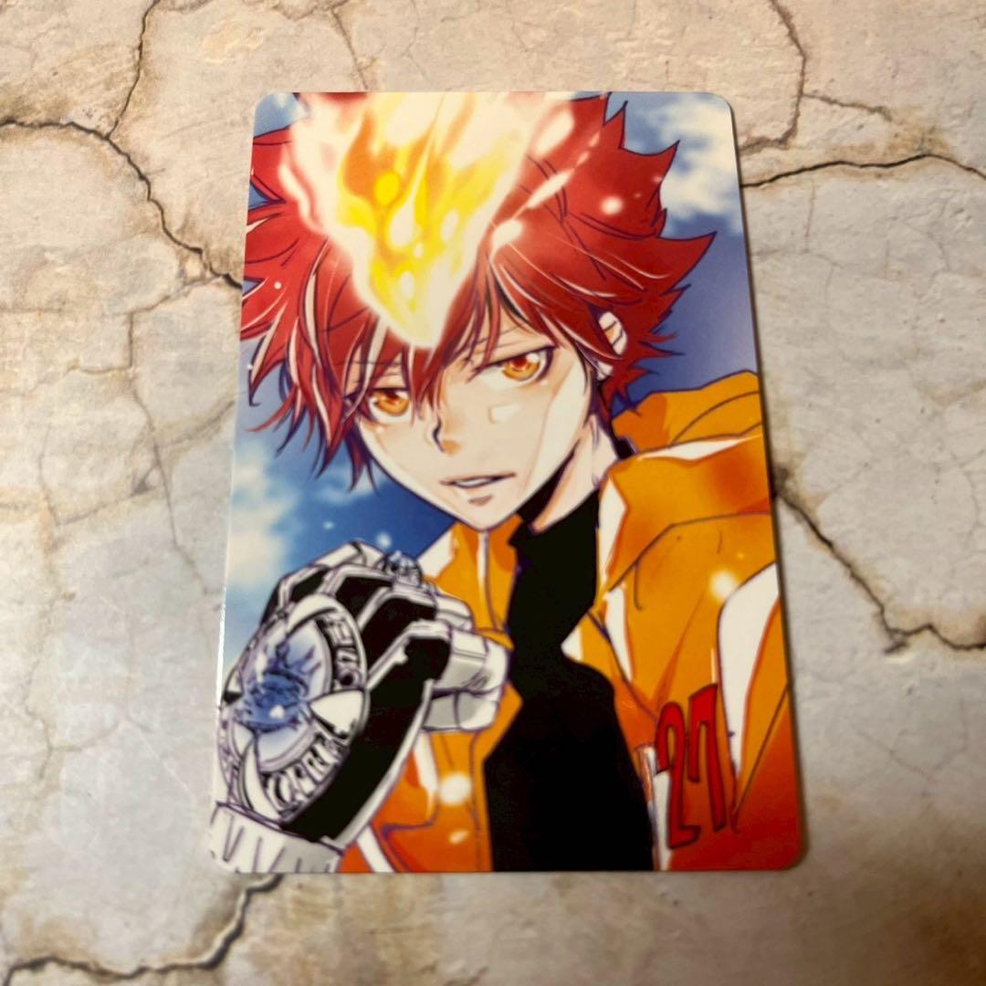 家庭教師ヒットマンREBORN 天野明展 自撮り風カード 沢田綱吉(超ツナ)