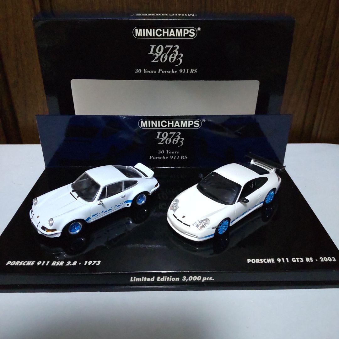 ポルシェ911 RSR ポルシェ911 GT3 RS ２台セット ミニチャンプス