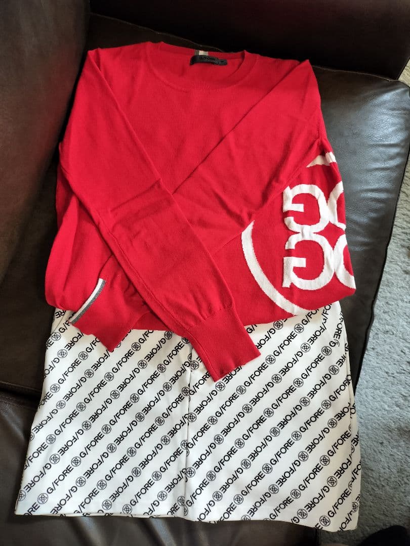 【新品】G/FORE ♥️ロゴプリントスカート
