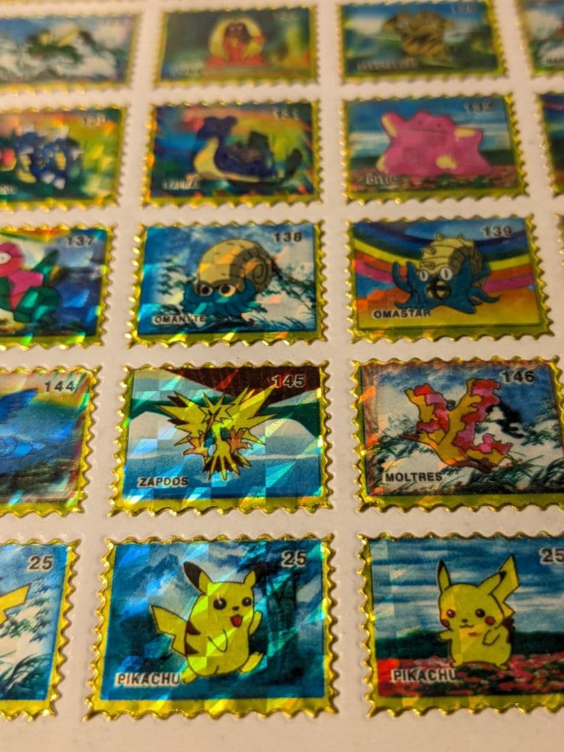 レア　初期　ポケモン　レトロ　ピカチュウ　ポケットモンスター　ステッカー