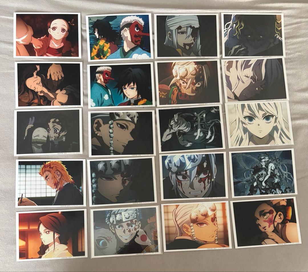 35枚まとめ売り】鬼滅の刃 遊郭編 ブロマイドくじ ブロマイド