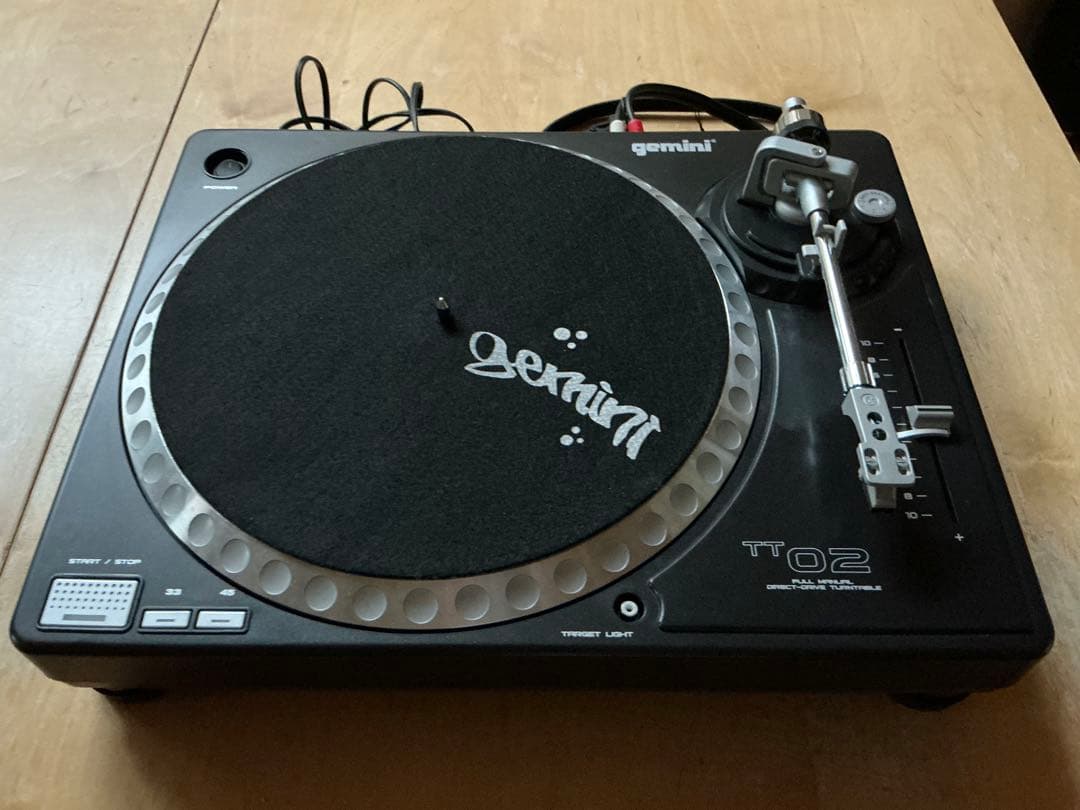 Gemini TT-02 ターンテーブル ブラック