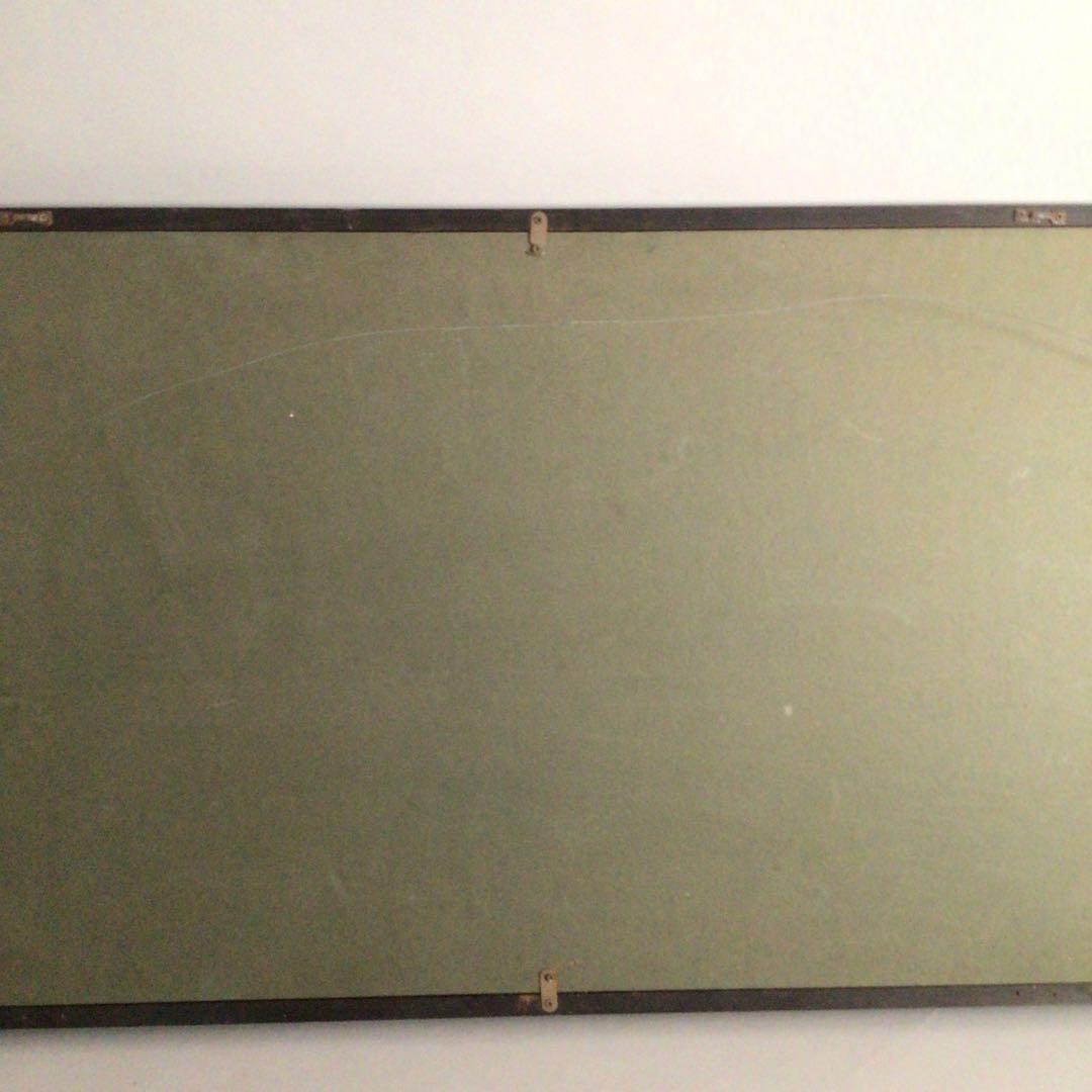 No3137  扁額装　在銘　日孝　宣義　款　水墨野菜画賛　日々是好日　送料無料