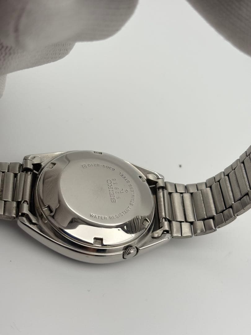 ヴィンテージ セイコー5 自動巻き メンズウォッチ 6309 ブルーダイヤル