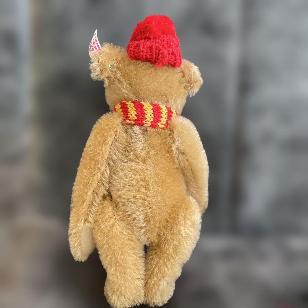 シュタイフ/Steiff◆世界限定クリスマス・ソリセット2002テディ２体セット