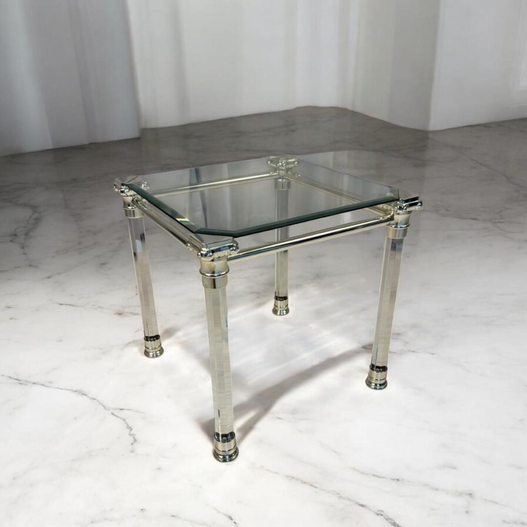 サァラ麻布 オルセニゴ サイドテーブル ナイトテーブル ガラス Nサァラ