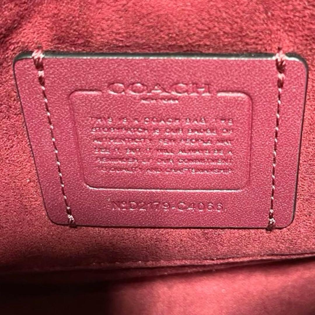 マイメロ✨コーチ ショルダーバッグ ジョージー サドルバッグ シグネチャー