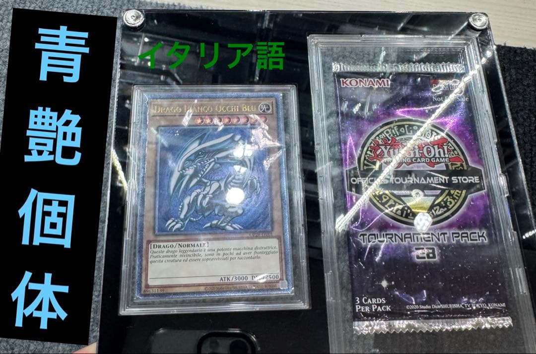 ら*び様 «イタリア語EU版»青眼の白龍　レリーフ　OTS28 OP28 青艶個