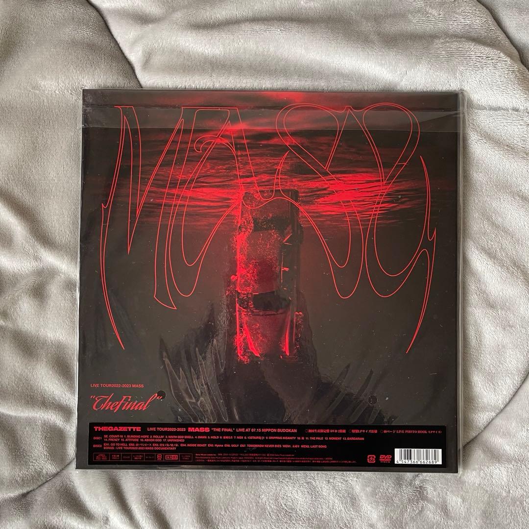 the GazettE MASS \"THE FINAL\" DVD 初回生産限定盤