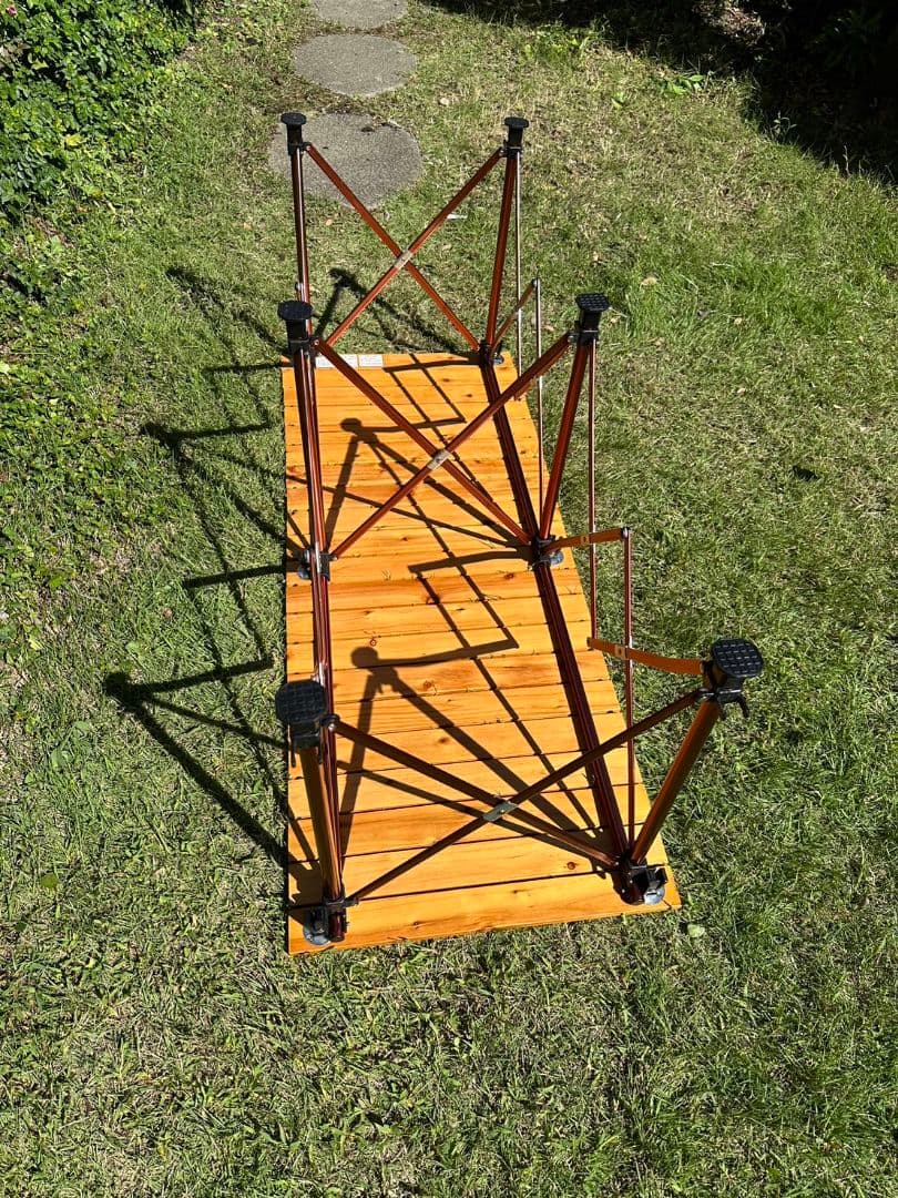 希少)Colemanナチュラルウッドカウンターテーブルクラシック