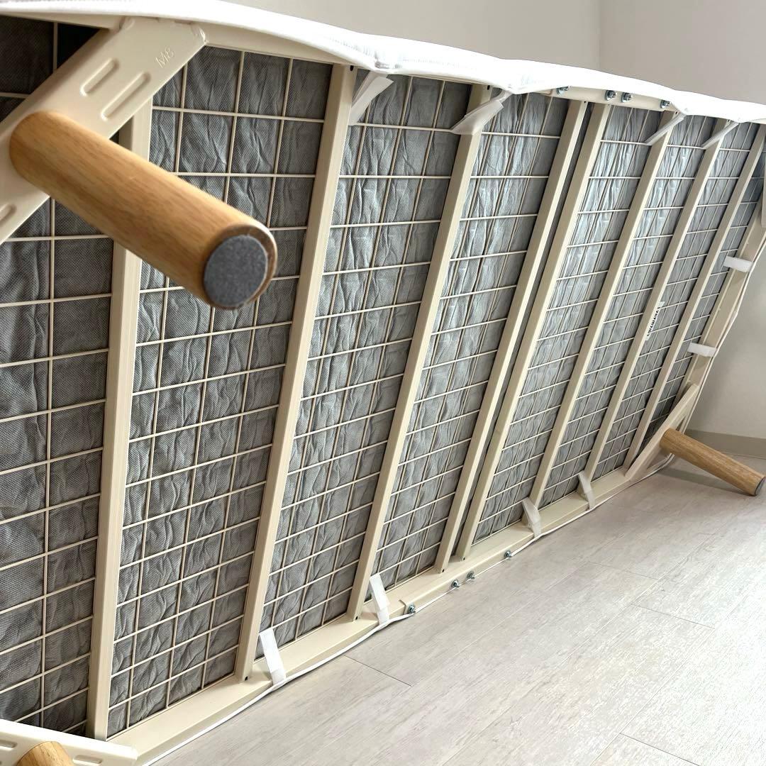 【美品】無印良品　脚付マットレス　シングルベット