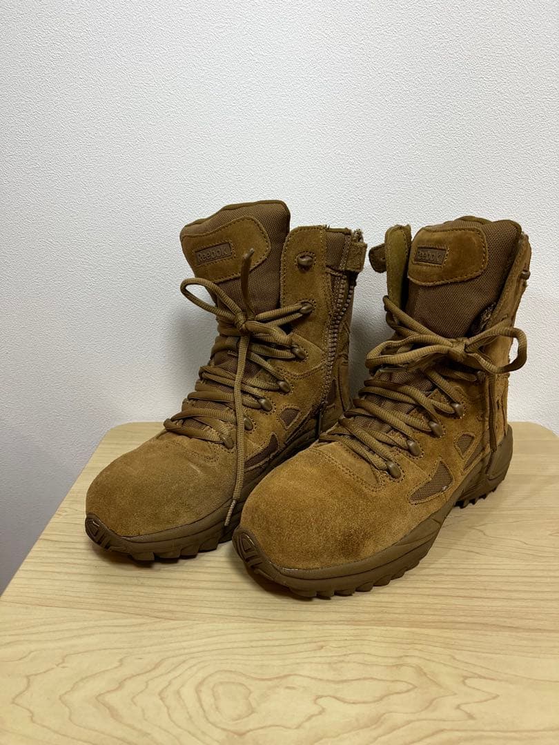 ミリタリーブーツ ブラウン スエード 大きいサイズ 軍用靴 コンバットブーツ レッキングシューズ メンズ
