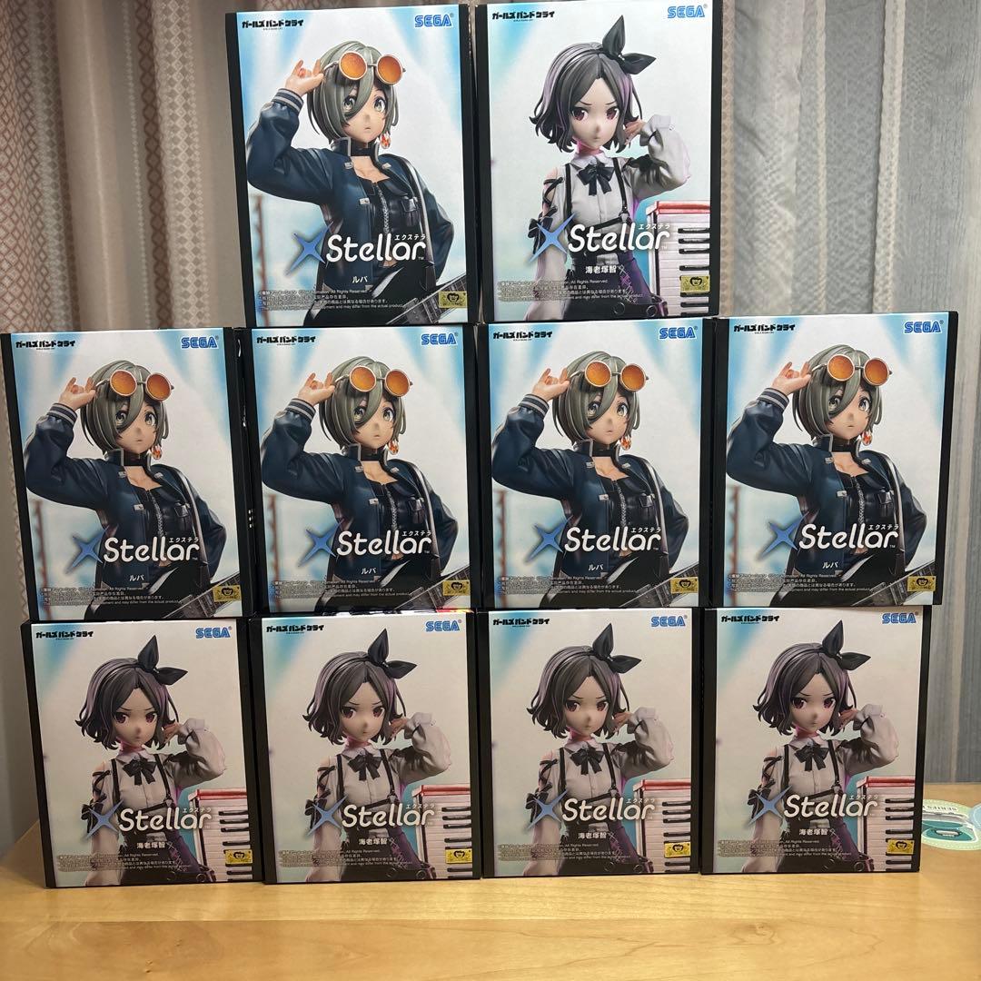 ガールズバンドクライ XStellar 海老塚智 ルパフィギュア ガールズバンドクライ』より、「海老塚智」と「ルパ」がセガにて