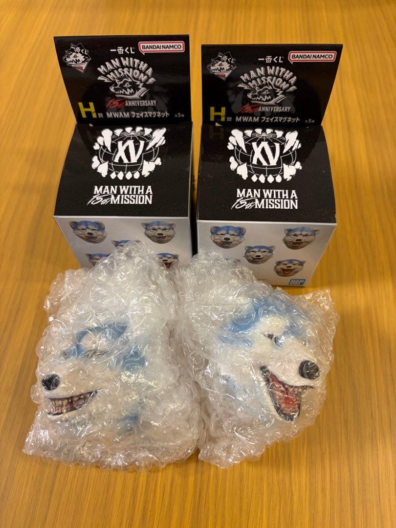 MWAM　一番くじ　H賞フェイスマグネット　2種セット 一番くじ MAN WITH A MISSION H賞 MWAMフェイスマグネット - メルカリ