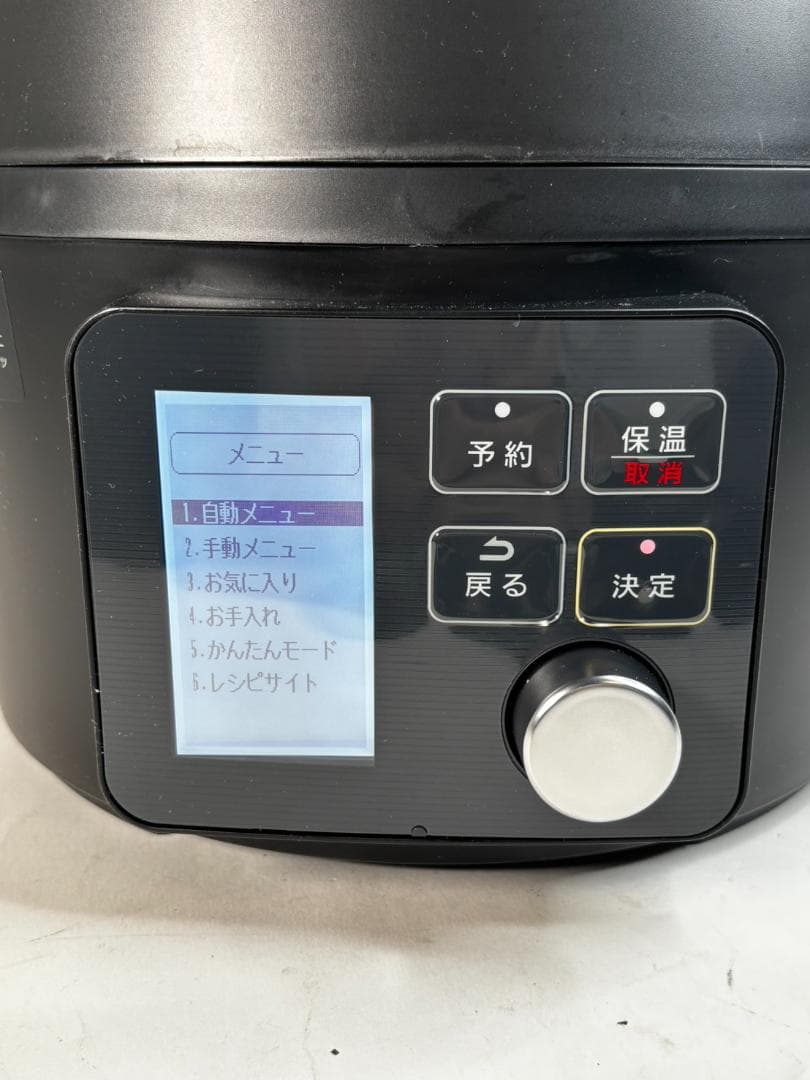 IRIS OHYAMA 電気圧力鍋 PMPC-MA4 ブラック 23年製