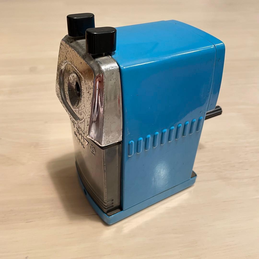 三菱 鉛筆削り レトロ レア 赤 使い込んでます 三菱 鉛筆削り 昭和遺産