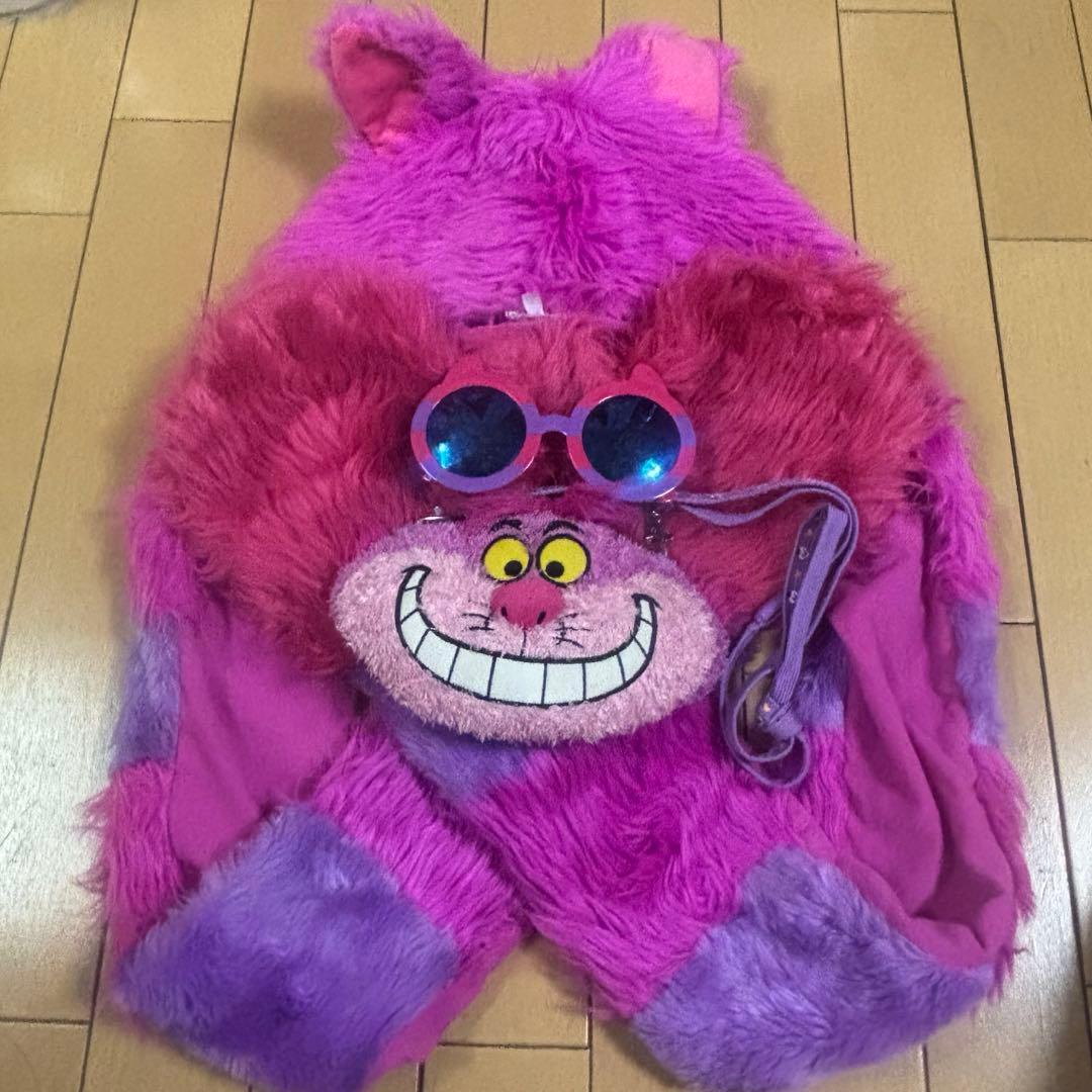 ディズニー チェシャ猫 マフラーキャップ パスケース サングラス