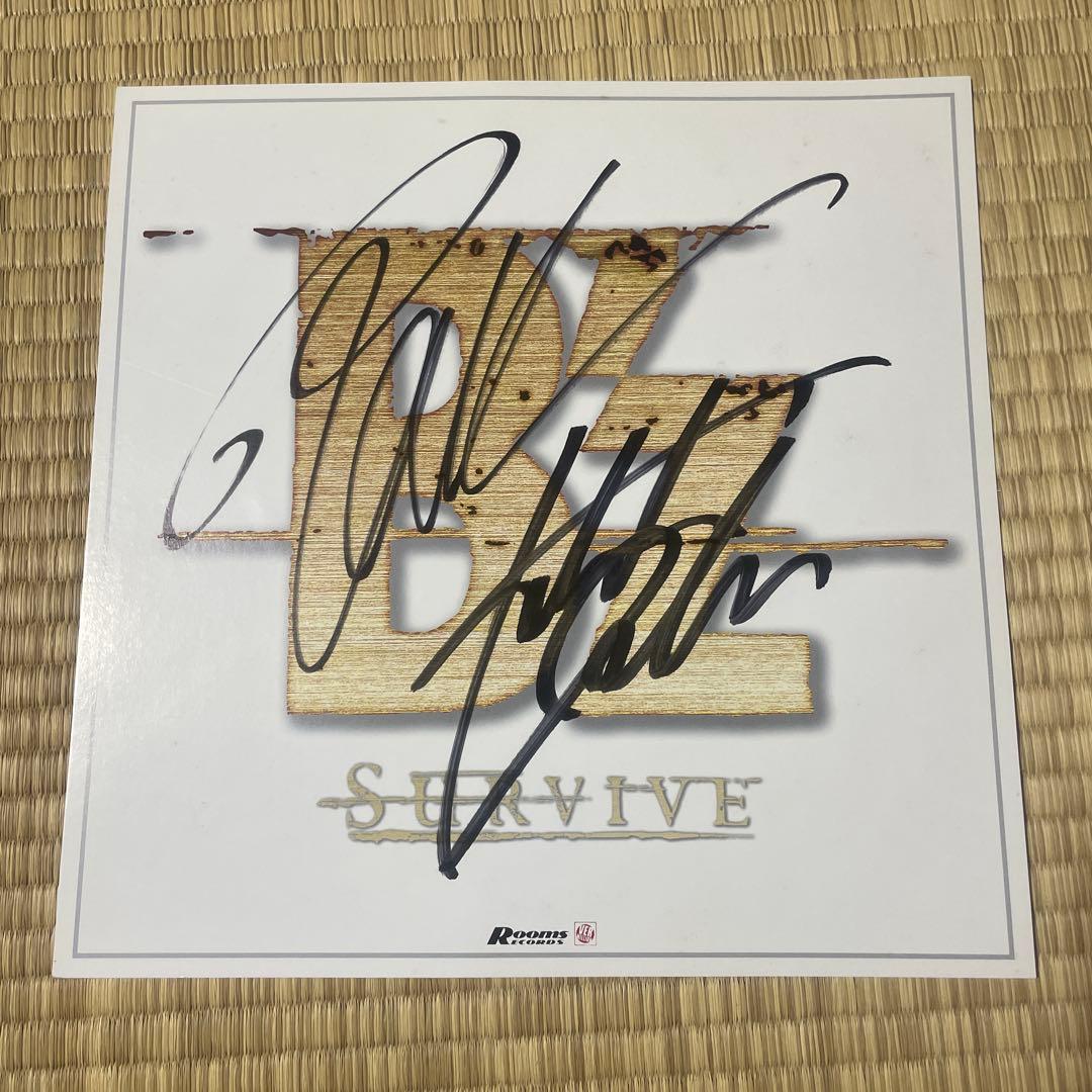 B'z直筆サイン入り色紙SURVIVE - メルカリ