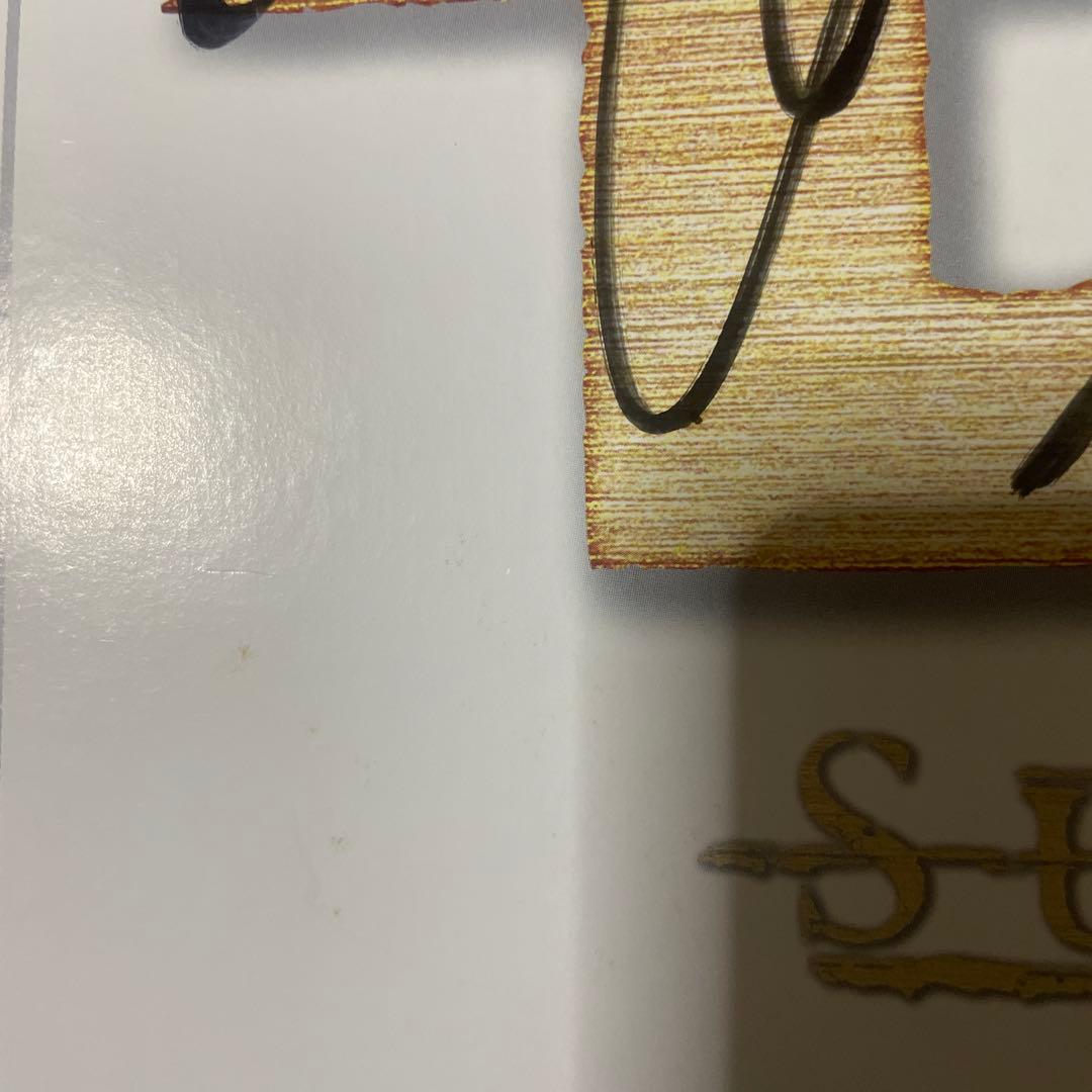 B'z シェーン ガラス サイン色紙＆PARTY DUDE冊子 B'z 直筆サイン