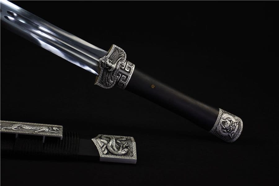 武具　刀装具　日本刀　模造刀 居合刀 銀蛇二代--短金漢剣
