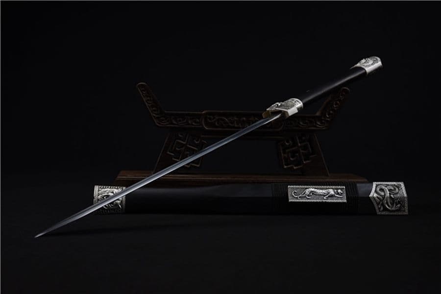 武具　刀装具　日本刀　模造刀 居合刀 銀蛇二代--短金漢剣